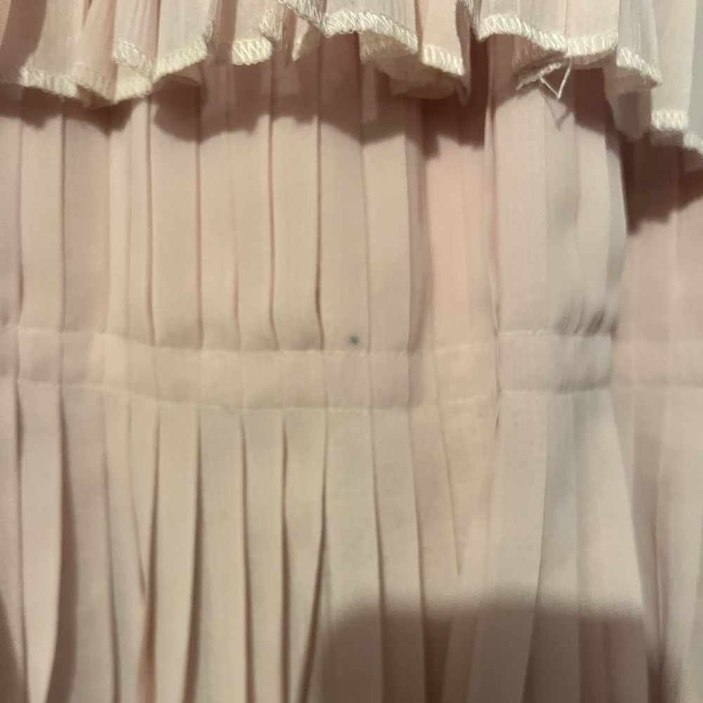 Vintage Tristan & Iseut Pleated Chiffon Skirt - Picture 4 of 6
